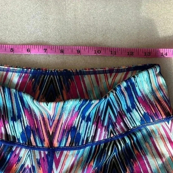 ❤️2/$30❤️[S]Zella Aztec Multi Colour Active Gym  Legging Pants - Picture 4 of 7